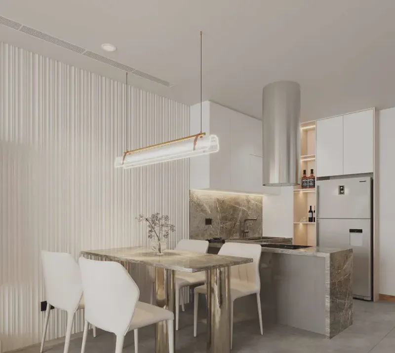 Sam Towers River View 2-Bedroom 76m² — main living area