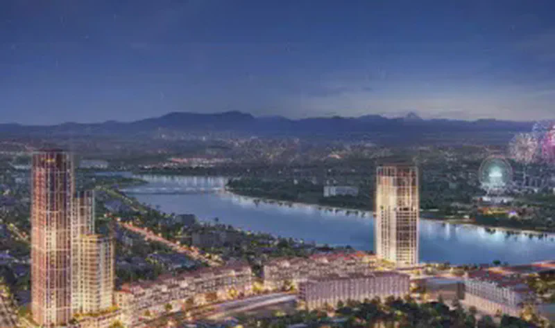 Sun Cosmo Residence Dragon Bridge View 1-Bedroom 35m² — view
