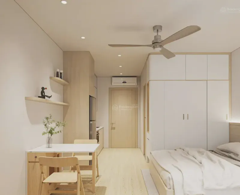 Sun Cosmo Residence River View 1-Bedroom 28m² — bedroom