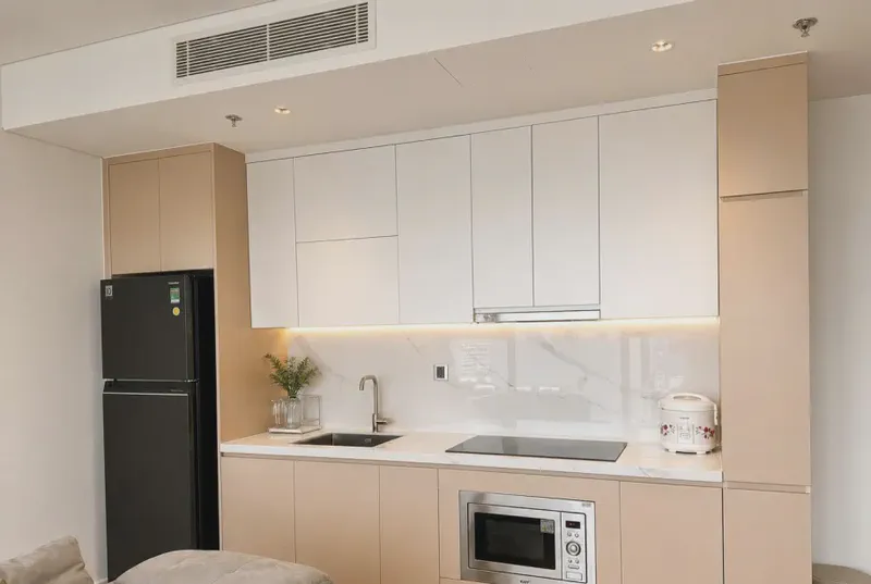 Da Nang Times Square Sea View 1-Bedroom 46m² — bedroom