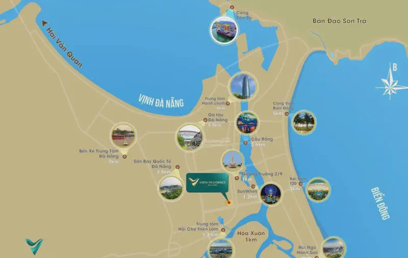 Vista Residence River View 2-Bedroom 76m² — bedroom